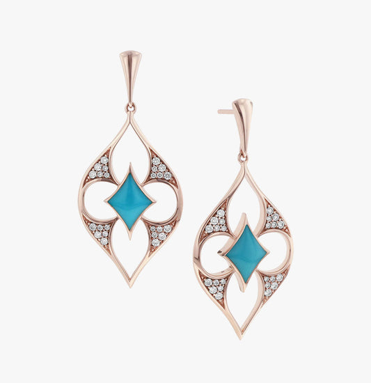 Beautiful Lohan Earrings From Kisna Yellow Gold