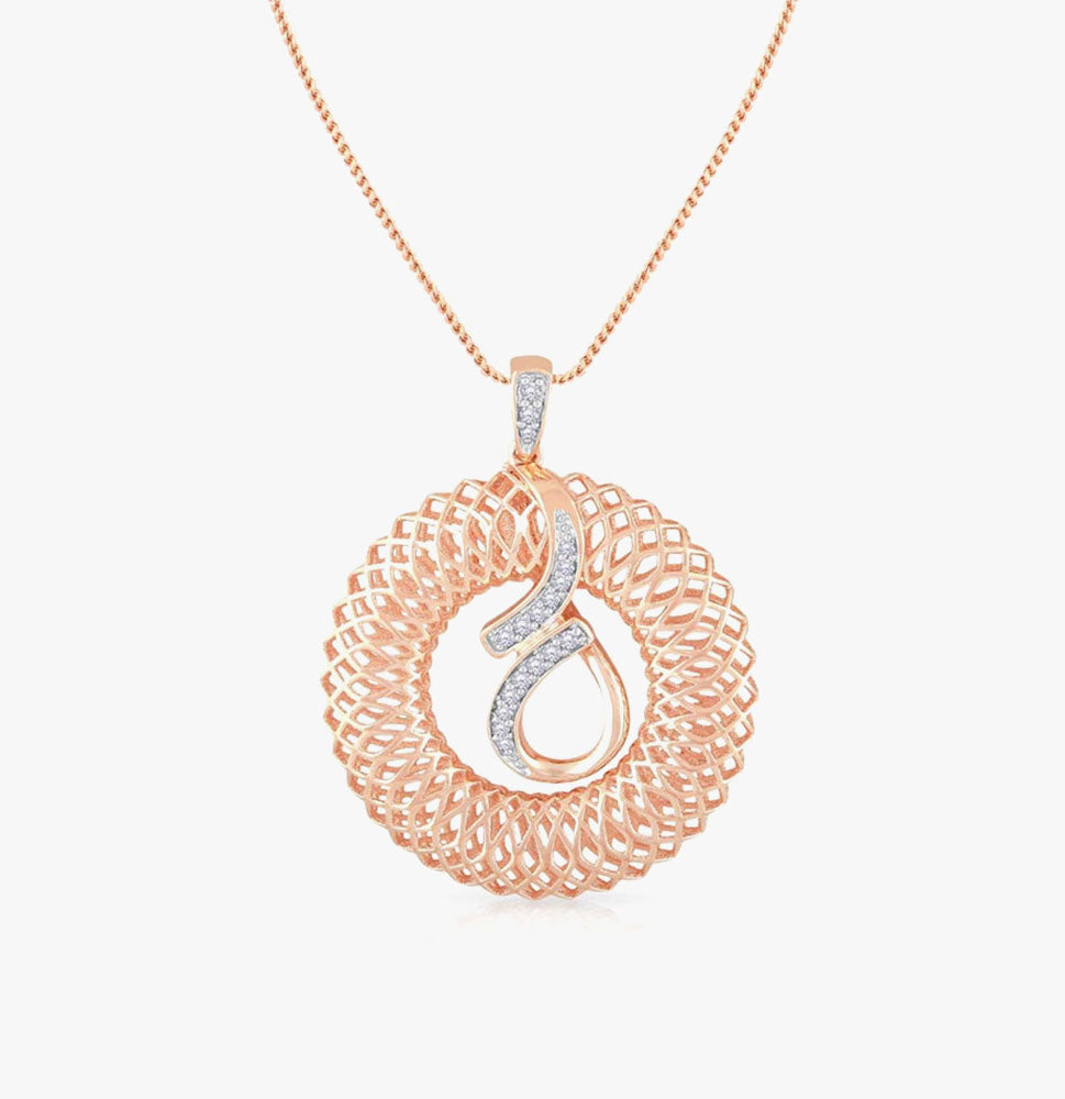 The Tepo 18kt Diamond White Gold Pendant
