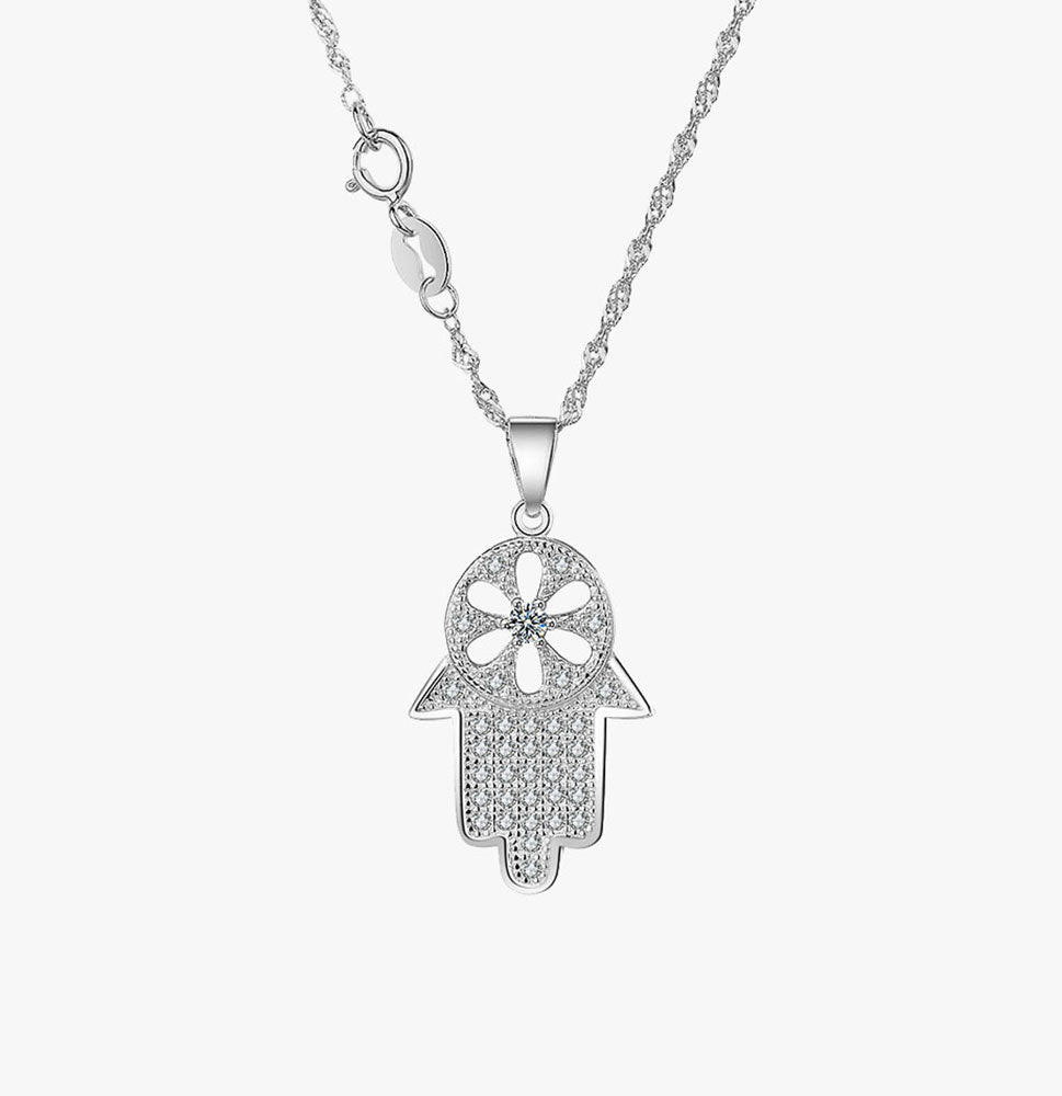 Casual Thomas Diamond Pendant White Gold